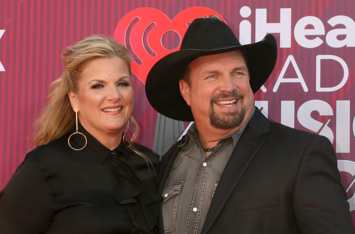 Trisha Yearwood and Garth Brooks at the iHeart Radio Music Awards in 2019