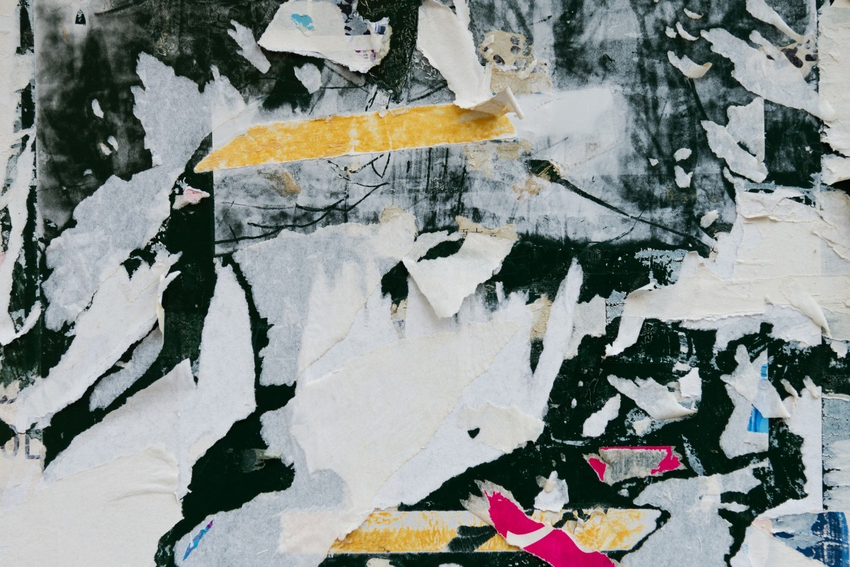 collage art wall hanging