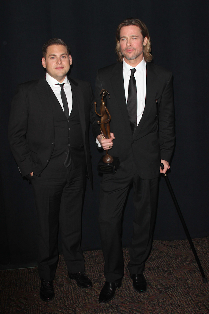 Brad Pitt Jonah Hill Celebrity Friendships