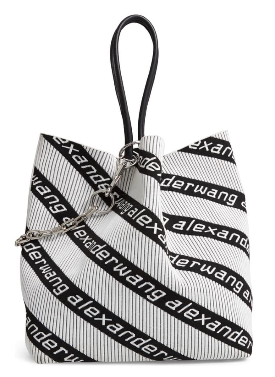 striped tote, luxury beach bags