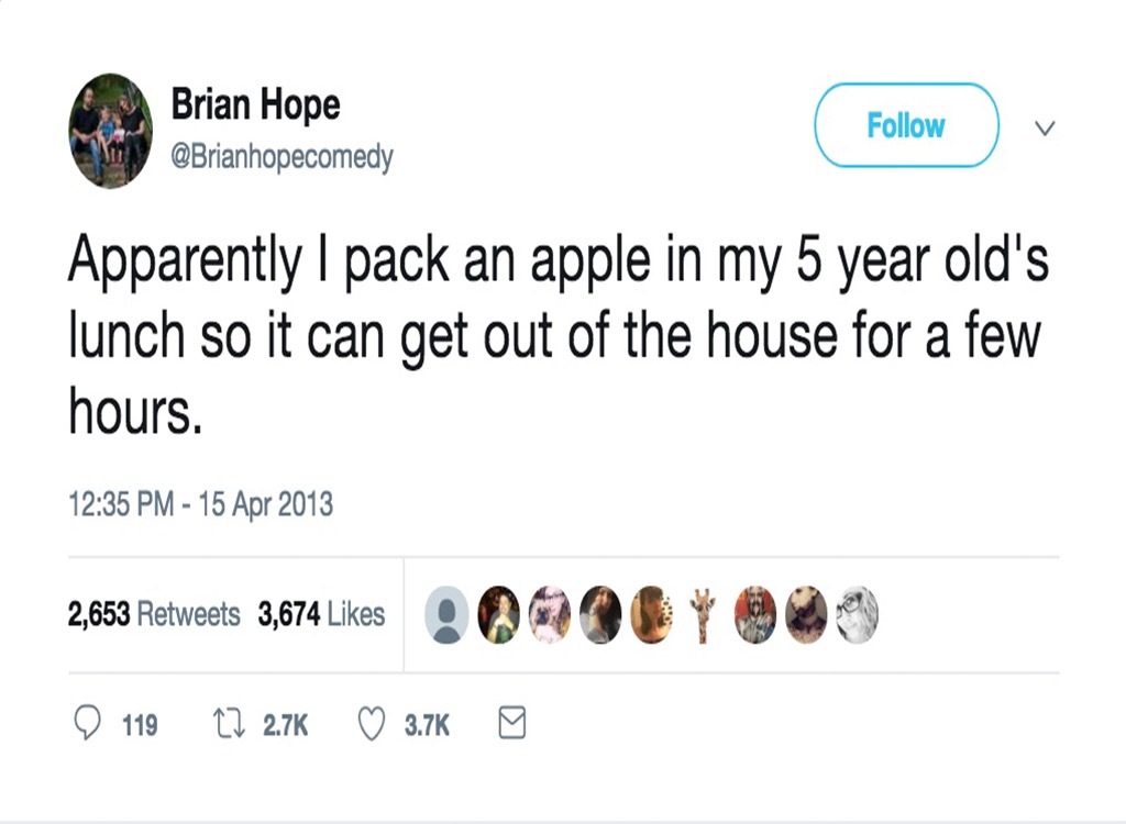 Funniest parenting tweets