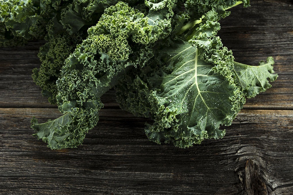 Kale, which is one of the best anti-aging foods for men north of 40. 