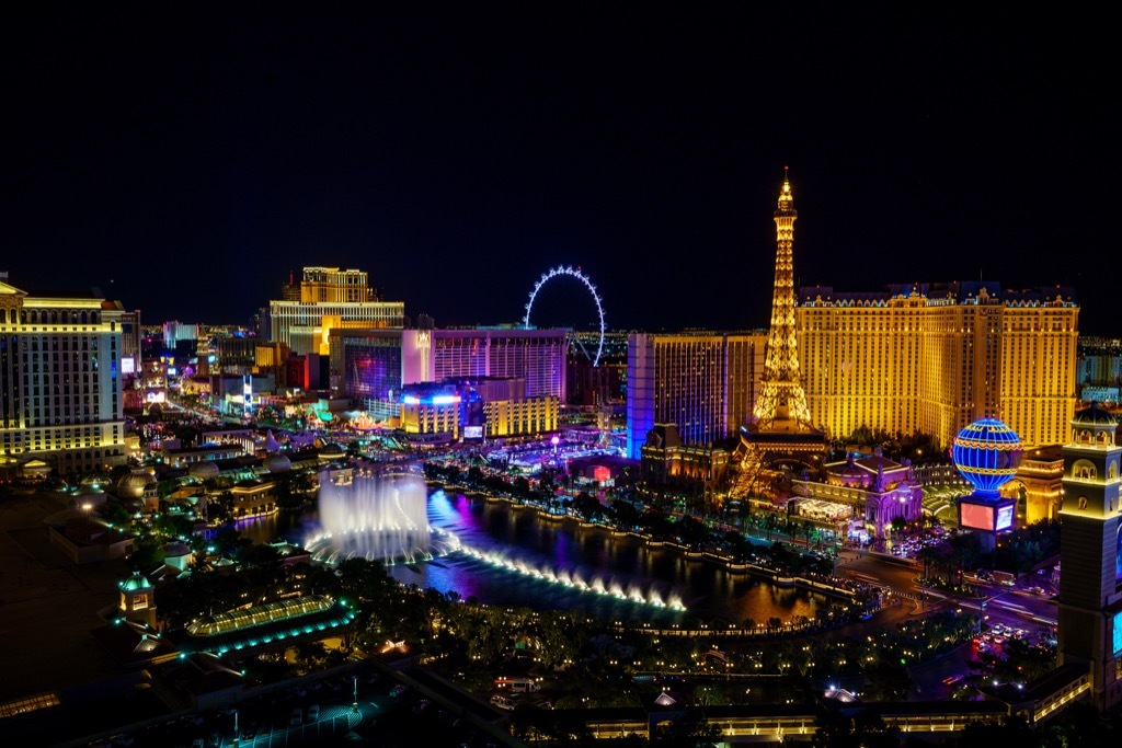 Las Vegas, happiest cities