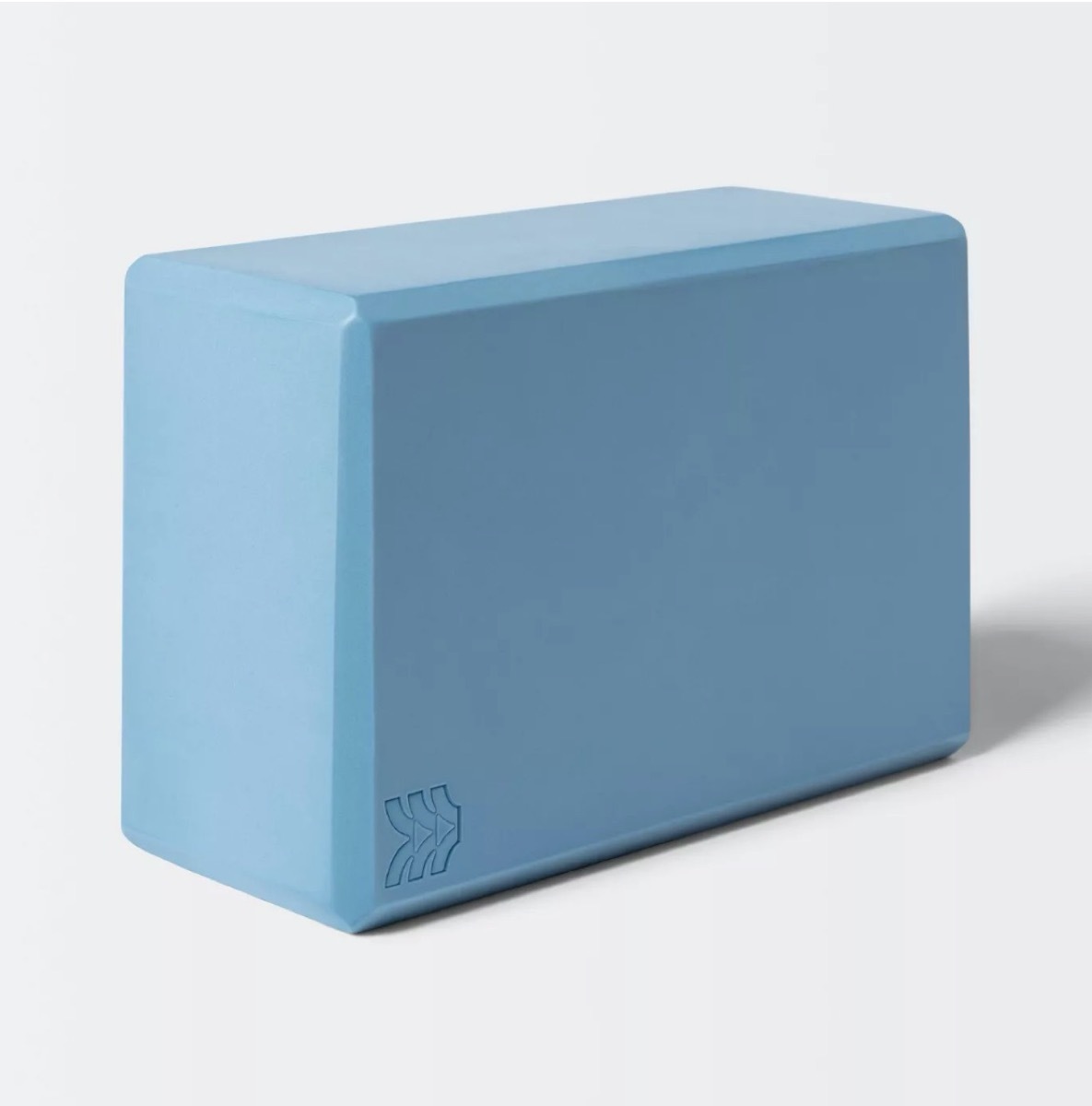 blue yoga block