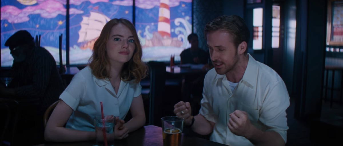 Movie clip from La La Land movie Emma Stone