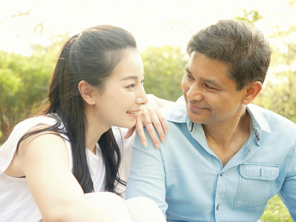 asian couple with age difference dating over 50