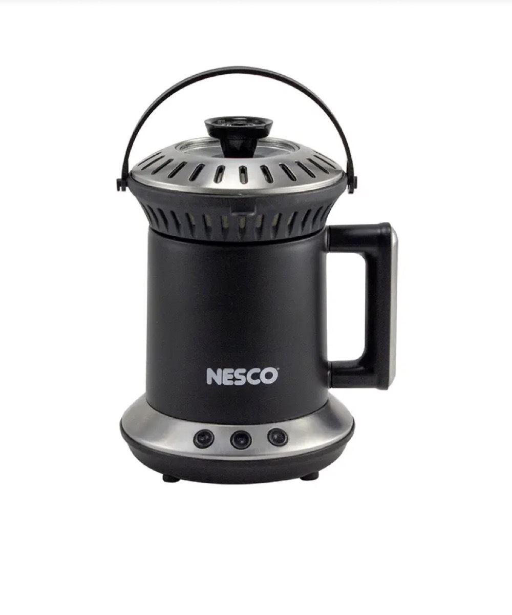 black nesco coffee roaster