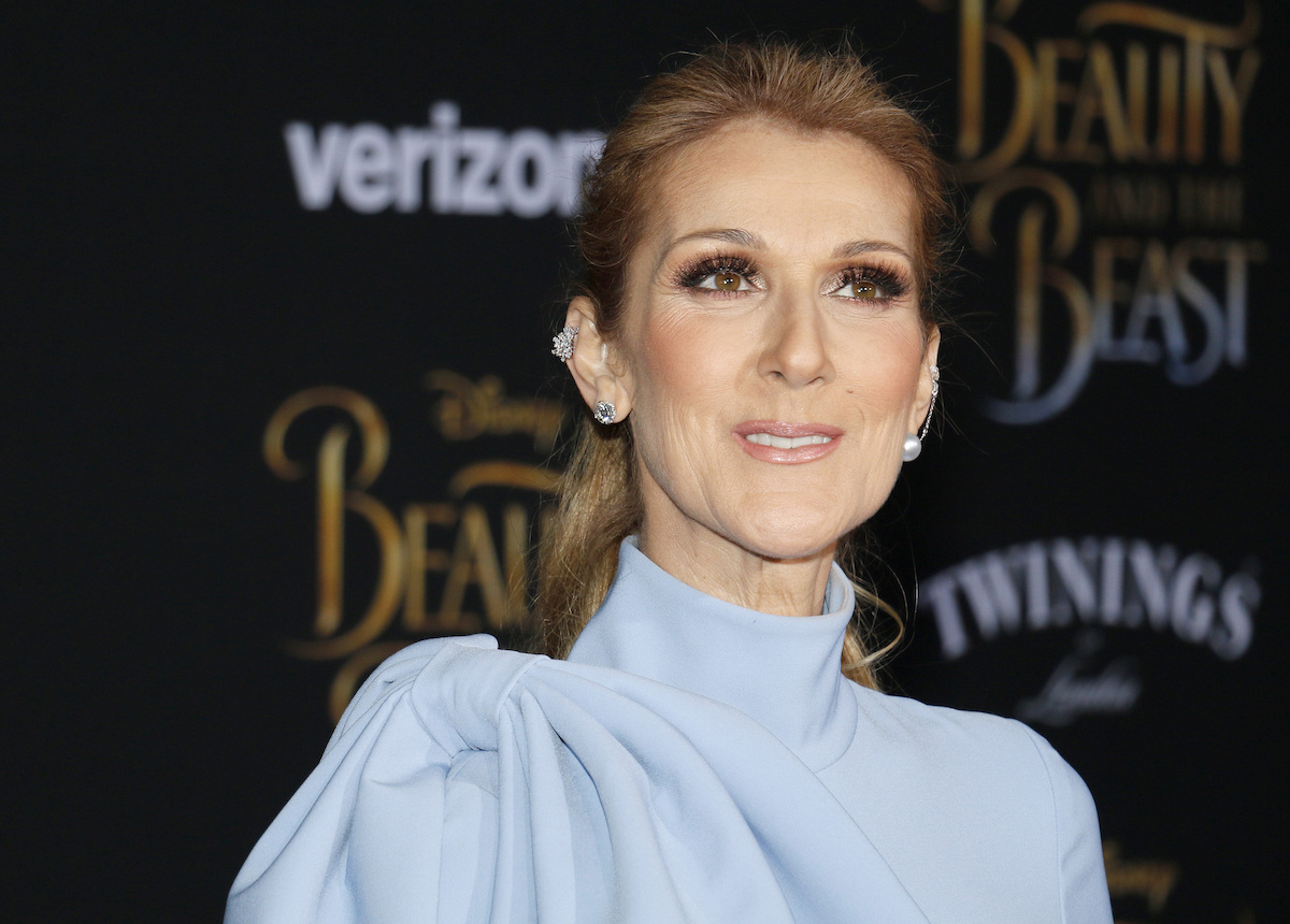 Celine Dion at the premiere of