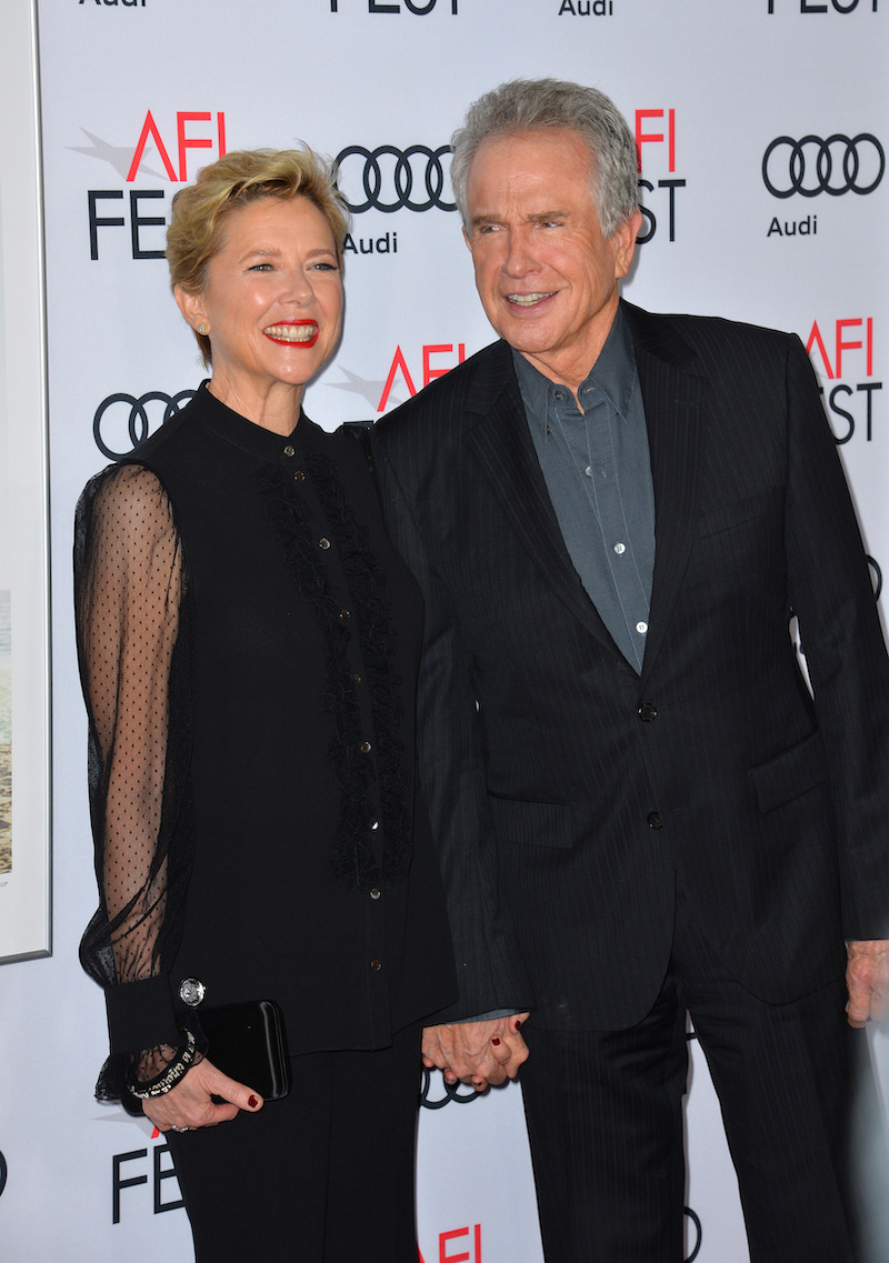 Annette Bening and Warren Beatty at a screening of
