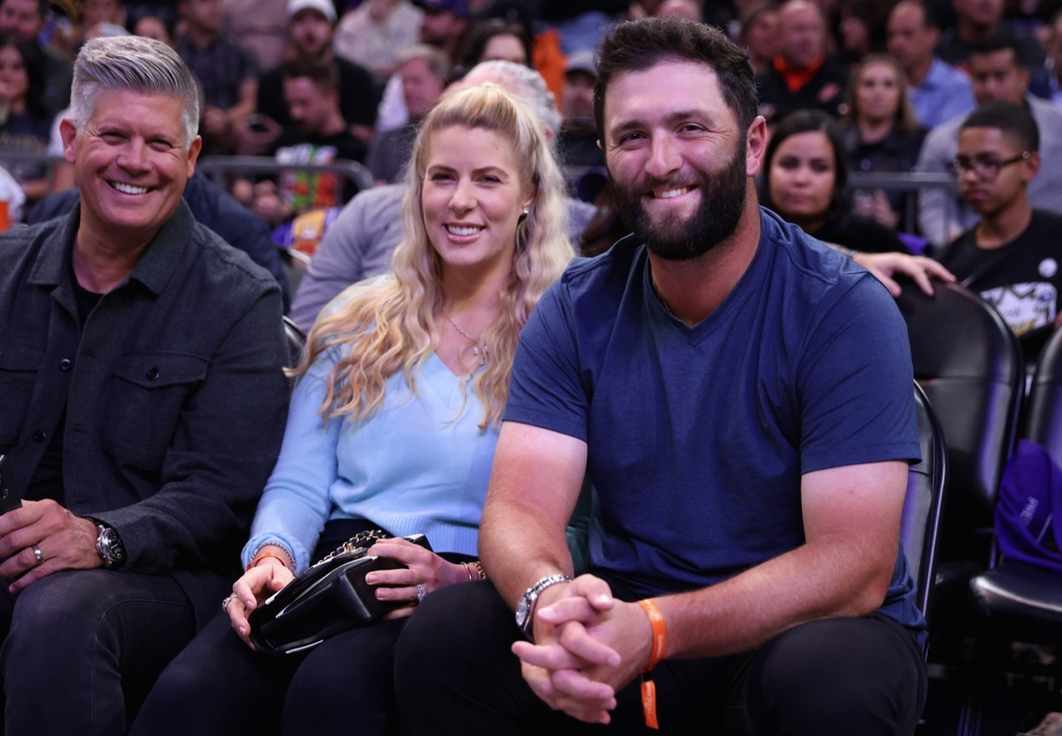 Kelley Cahill and Jon Rahm in 2022