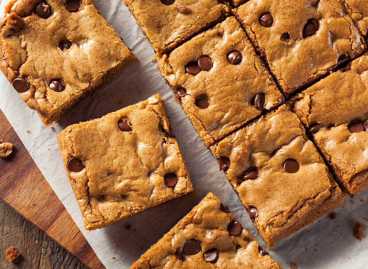 blondie bars cut from sheet plan