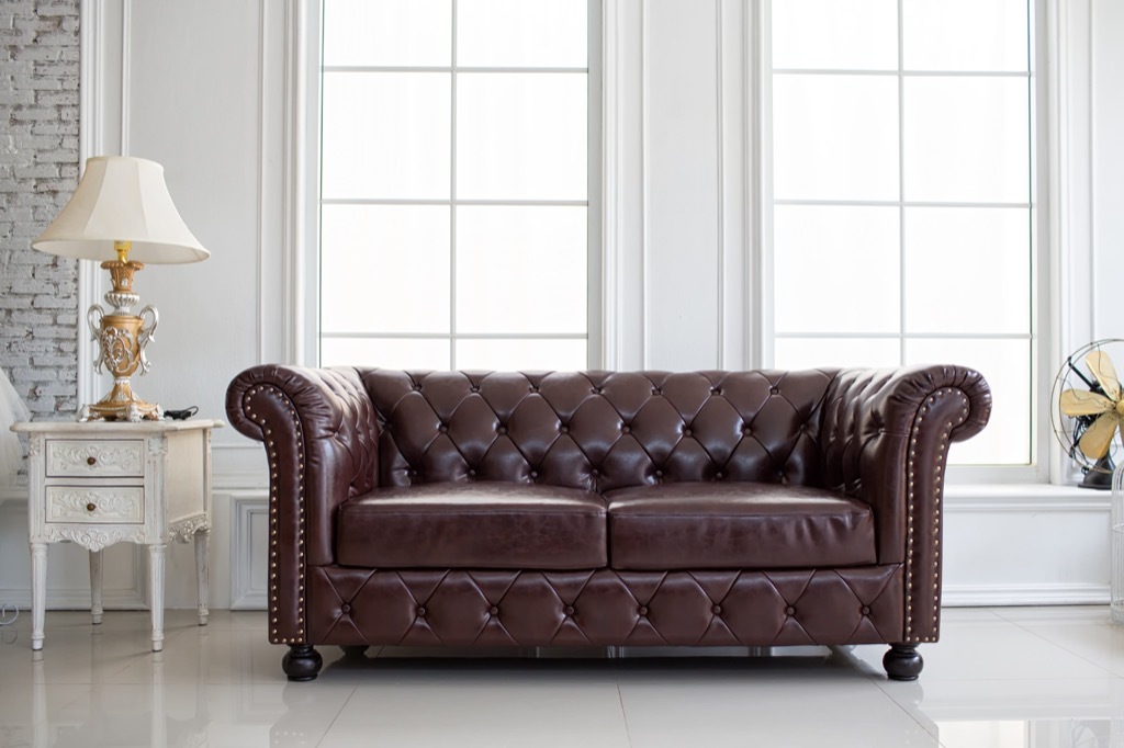 Leather couch