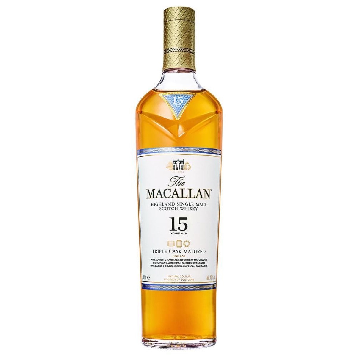 macallan 15-year-old single malt scotch whiskey mash and grape, best boyfriend gifts