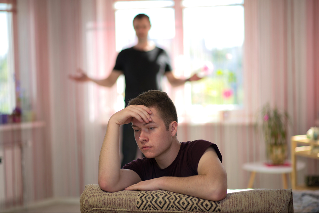 Dad and Son Fighting