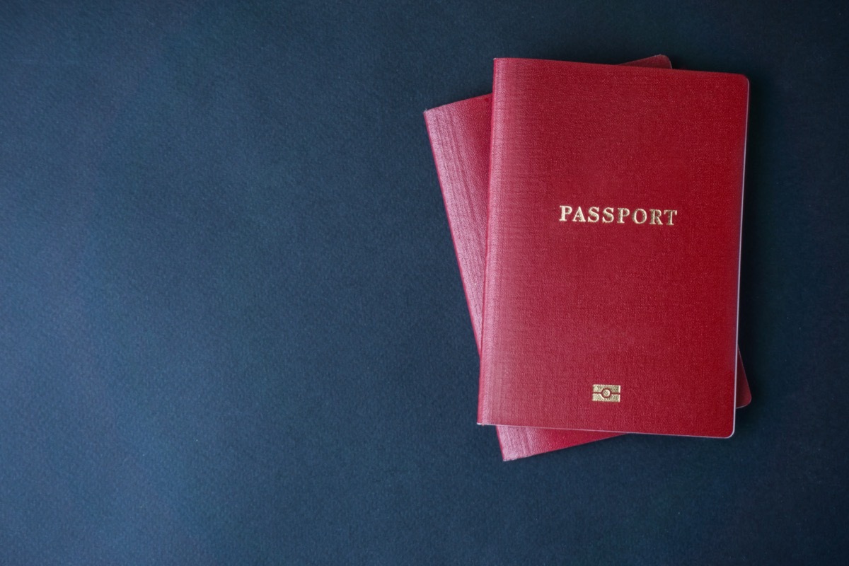 two copies of passport