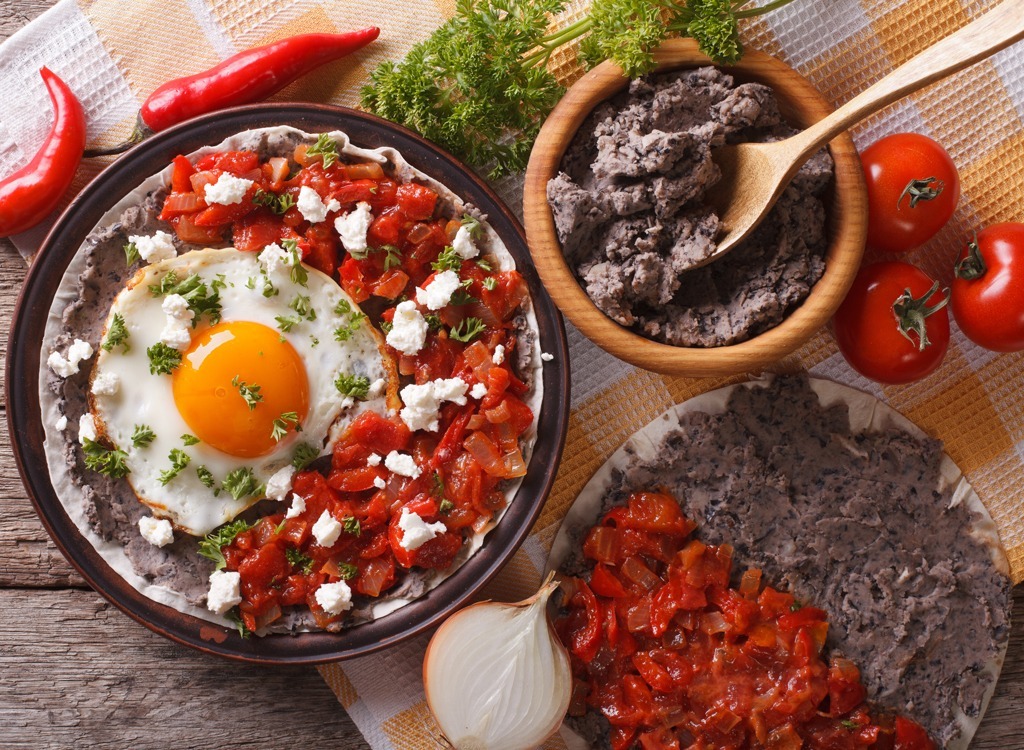 Black beans - healthy breakfast for weight loss