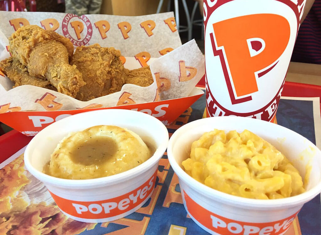 Popeyes mac and cheese