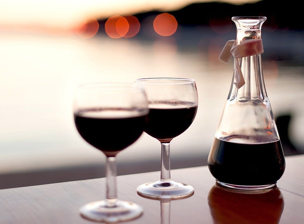 Red Wine, which is one of the best anti-aging foods for men north of 40. 