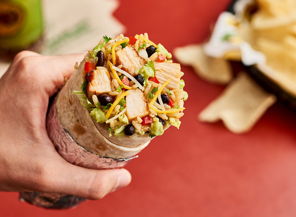 Moes homewrecker burrito - low calorie restaurant orders under 500 calories