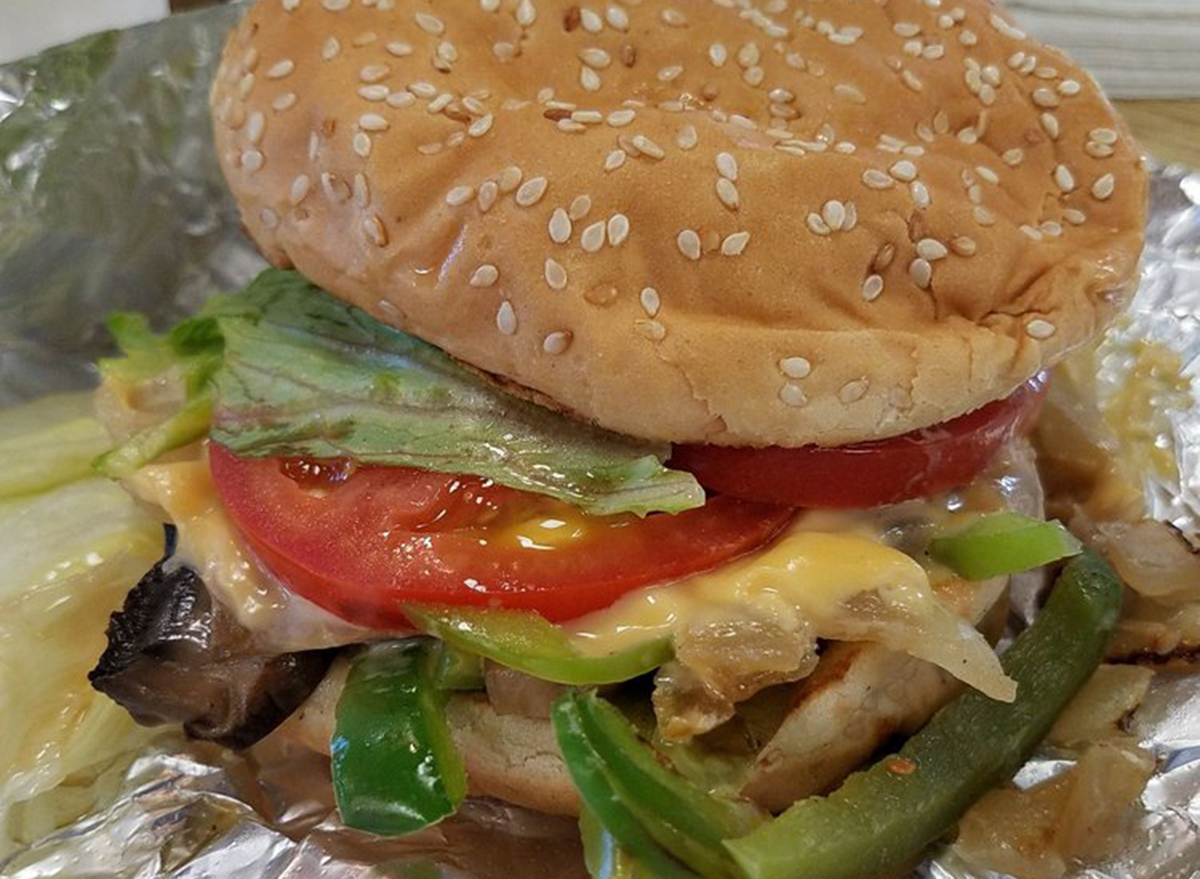 five guys veggie sandwich