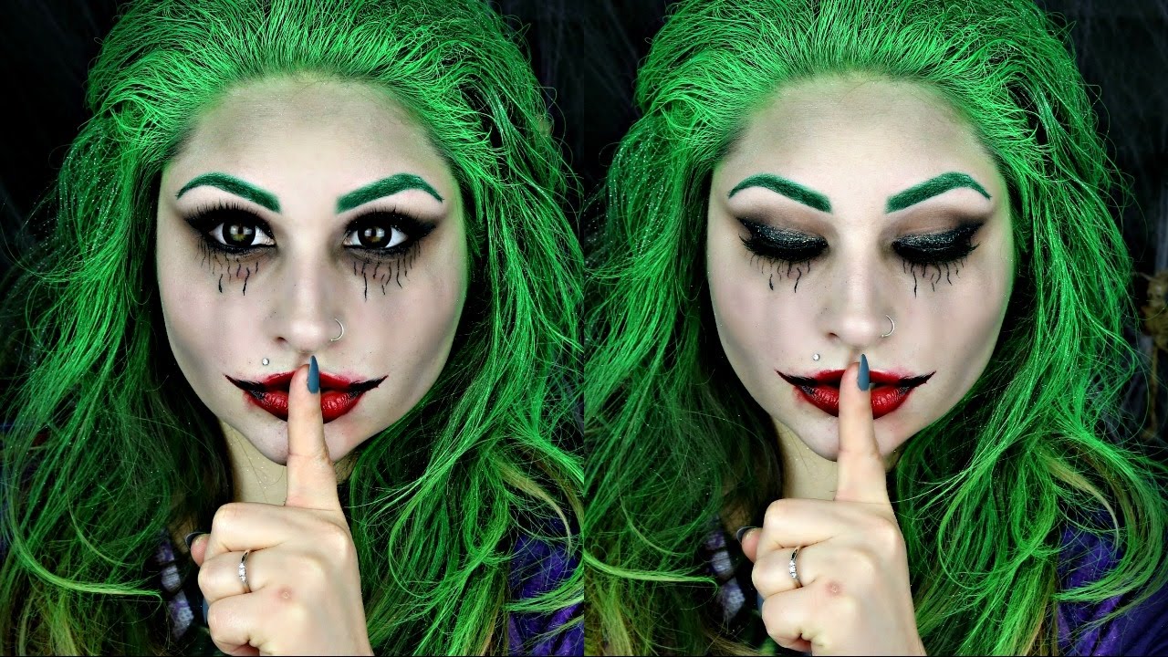 The Joker  |  11 Creepy and Cool Halloween Makeup Ideas to Try This Year |  HerBeauty
