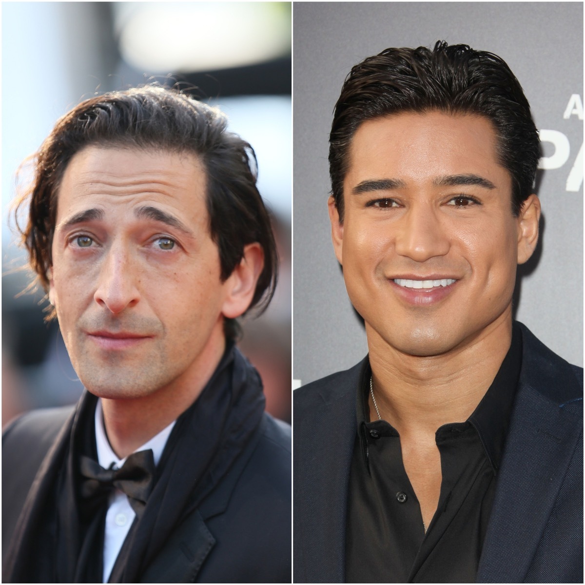 Shutterstock Adrien Brody and Mario Lopez