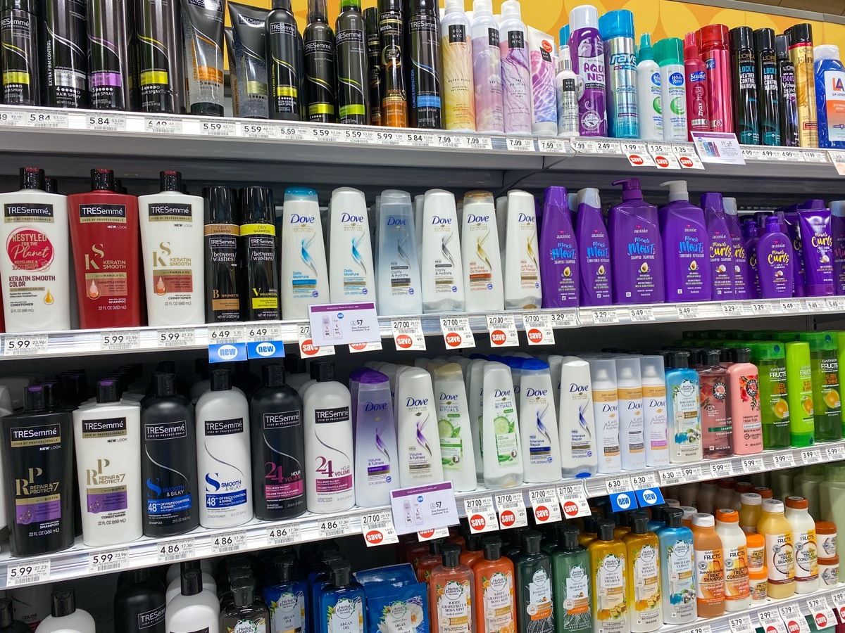 Shampoo and Conditioner Aisle