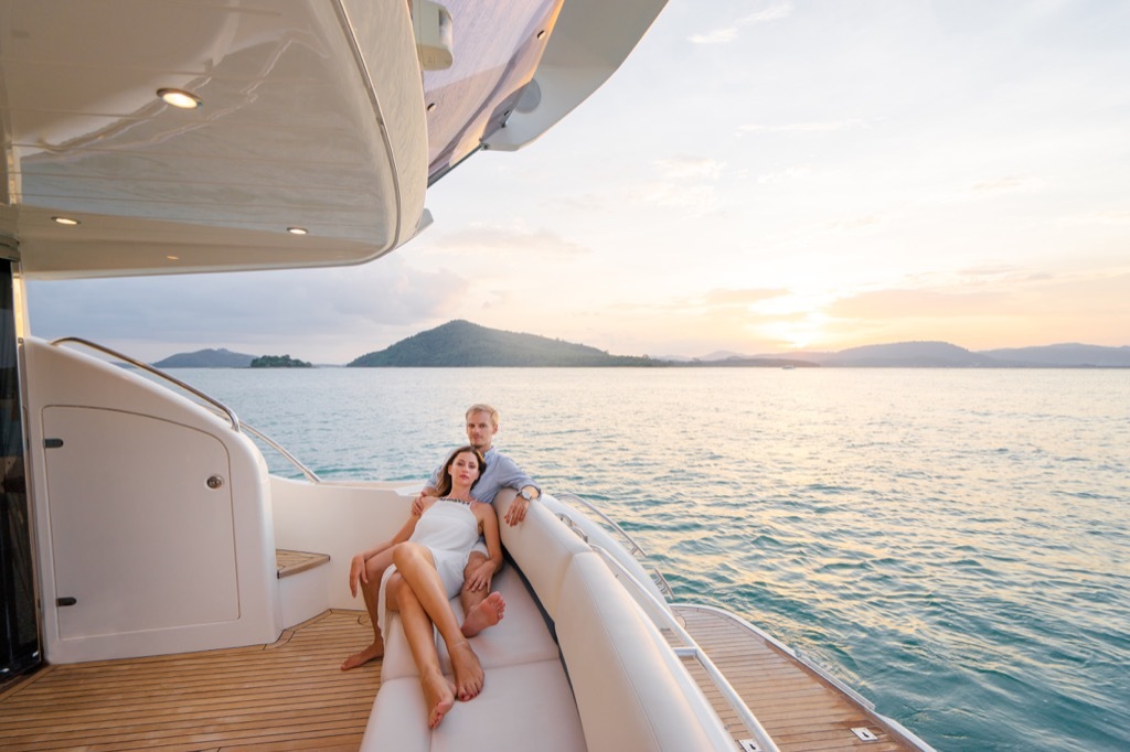 boat, yacht, second date ideas