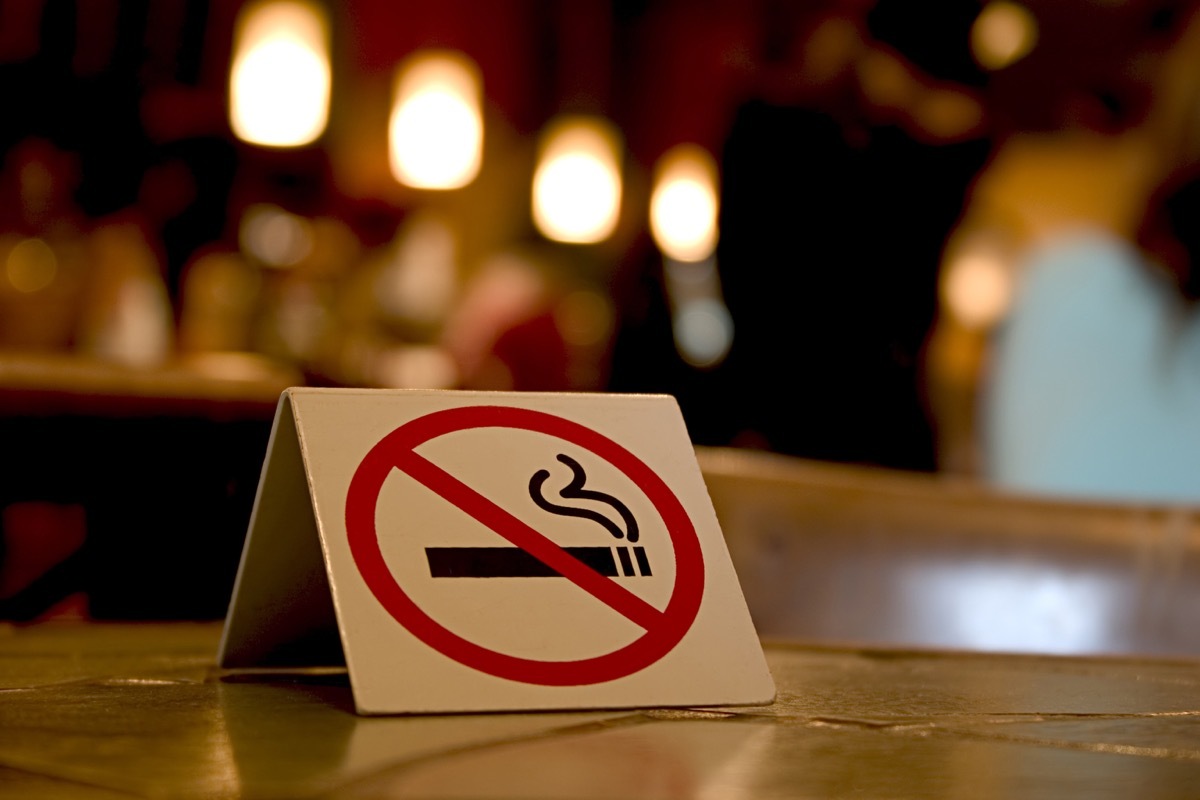 no smoking sign