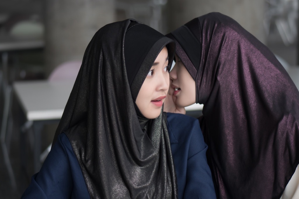 Two Muslim Women Gossiping How Ramadan is Celebrated