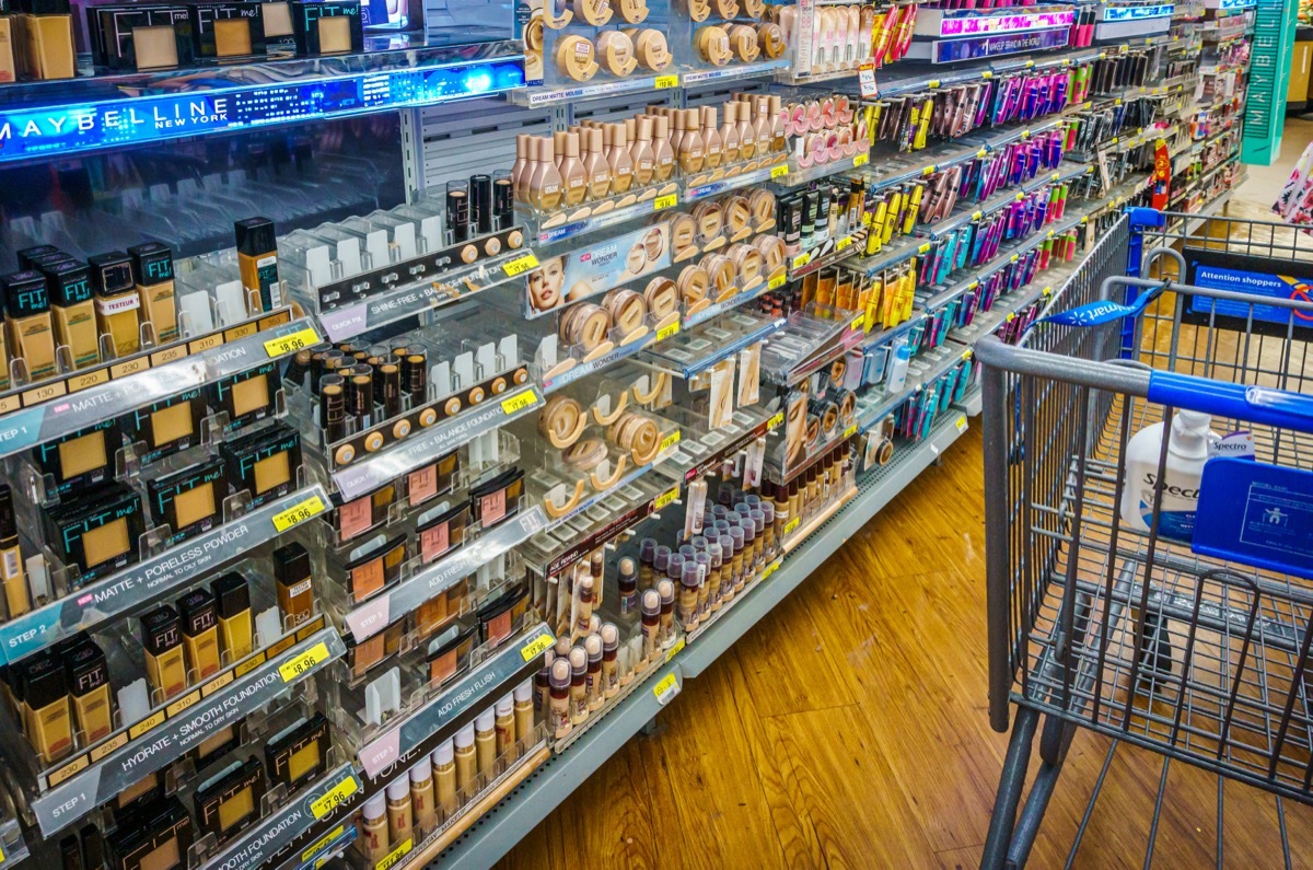 walmart beauty aisle