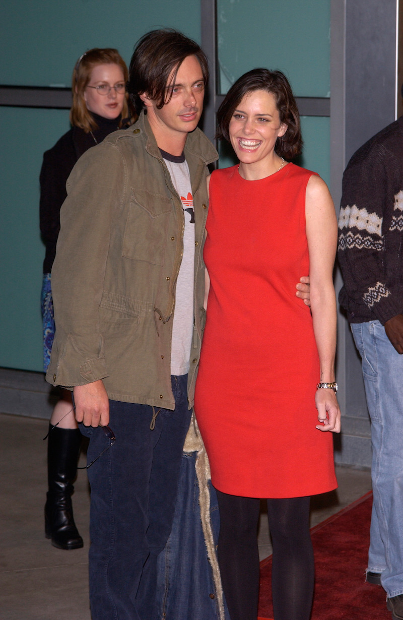 Donovan Leitch and Ione Skye at the premiere of 
