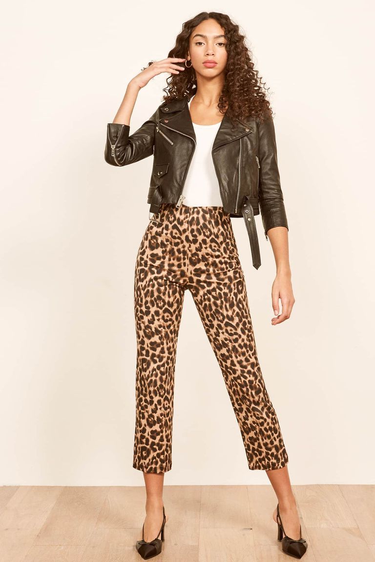 Animal print | 9 Best Leather Jacket Outfit Ideas | Her Beauty