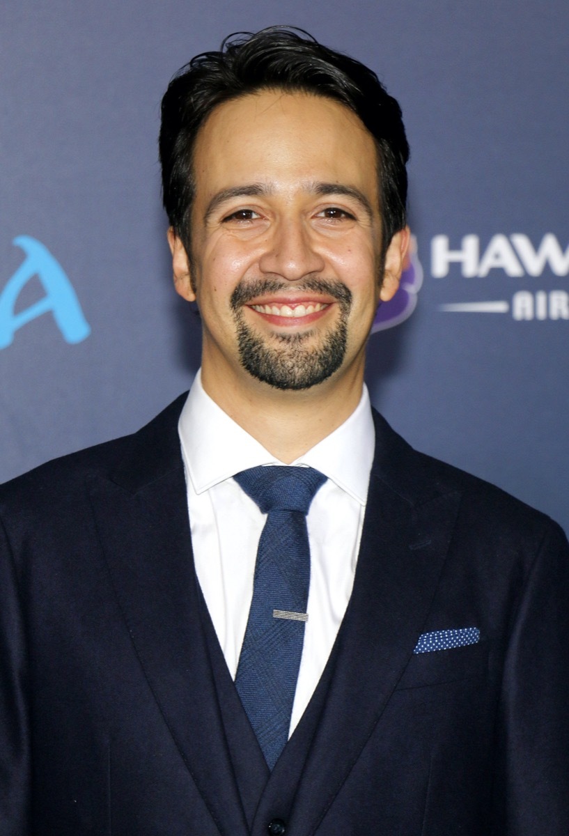 Lin-Manuel Miranda at the premiere of 