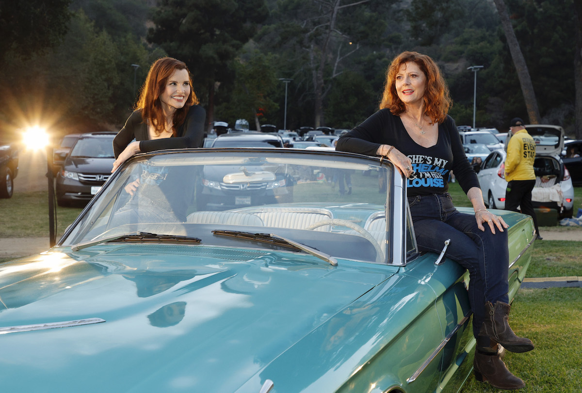 Geena Davis and Susan Sarandon attend