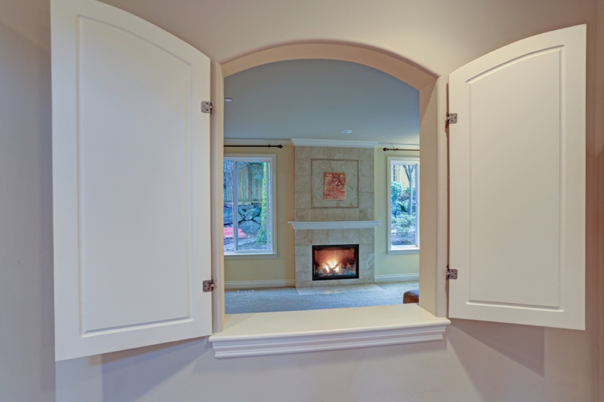 pass through in kitchen wall