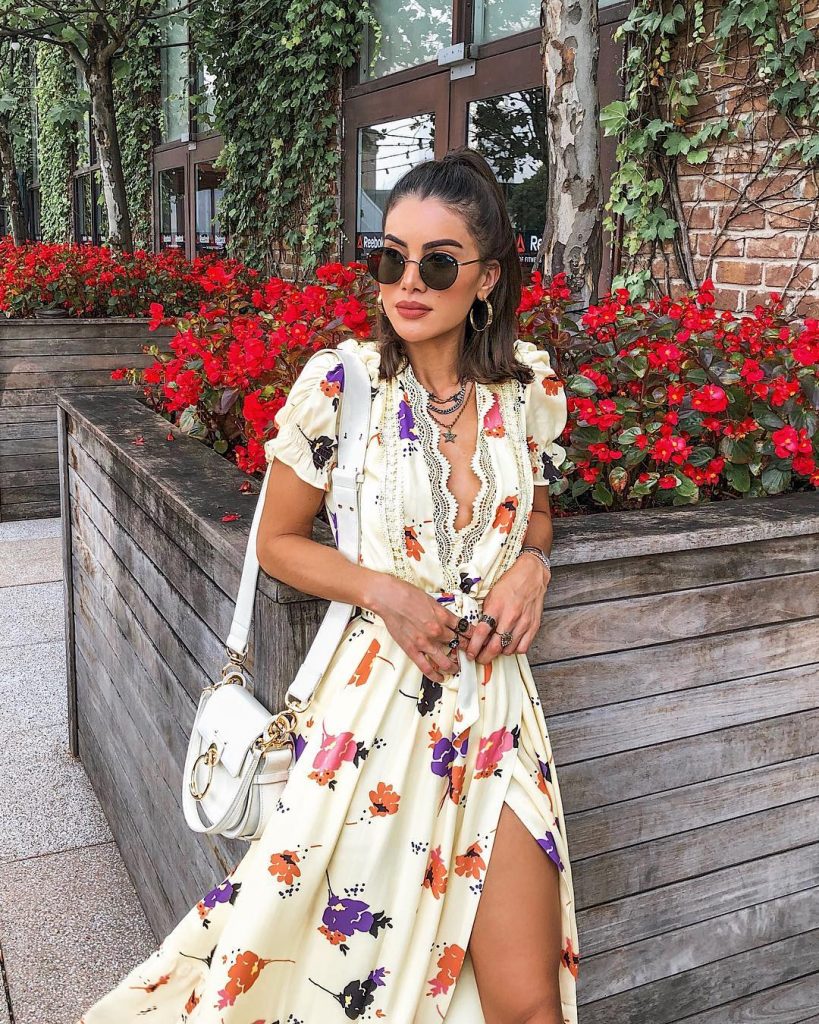 Цветочный принт | Летнее платье | Her Beauty