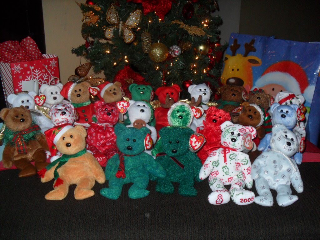 beanie babies christmas