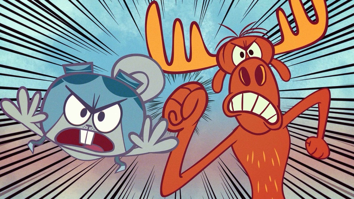Still from The Adventures of Rocky and Bullwinkle and Friends