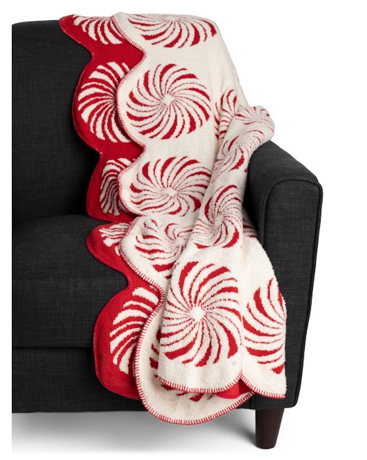 candy cane throw