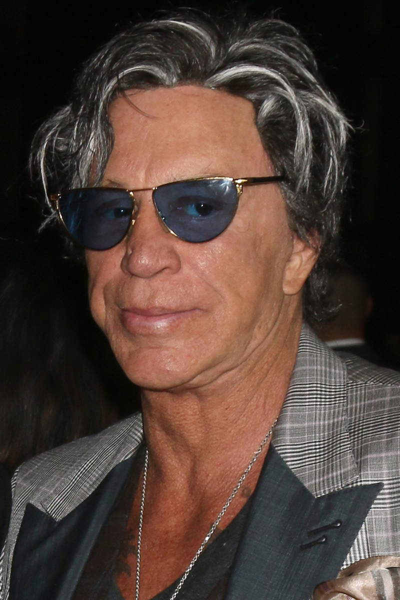 Mickey Rourke at the premiere of