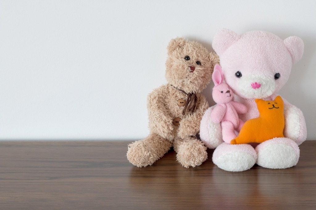 No self-respecting woman in her 40s should still own stuffed animals.