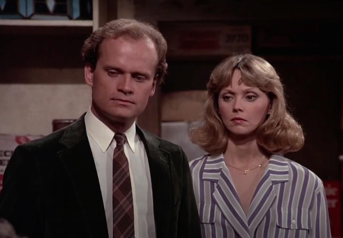 Kelsey Grammer and Shelley Long on