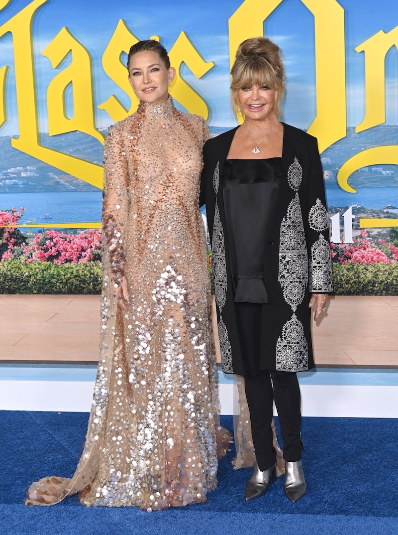 Kate Hudson and Goldie Hawn at the premiere of