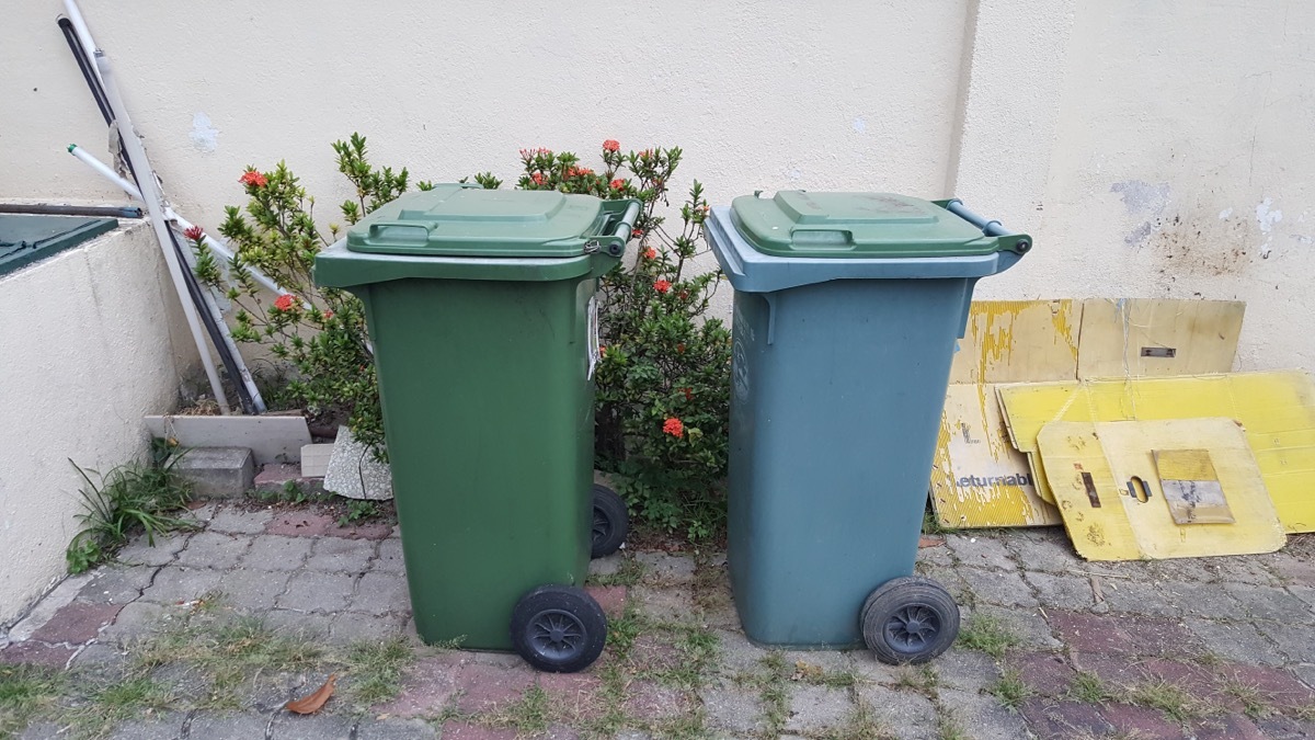 Garbage Bins Outside