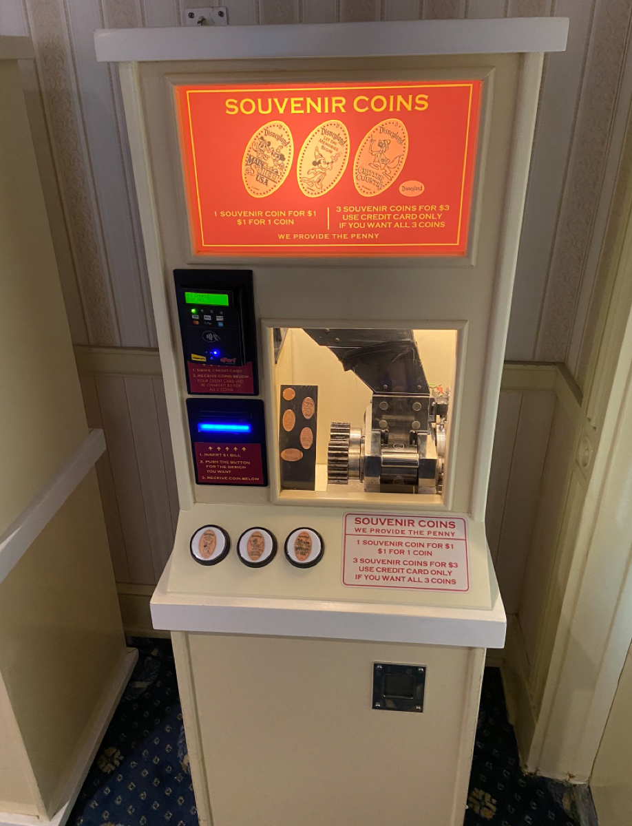 pressed penny machine disneyland