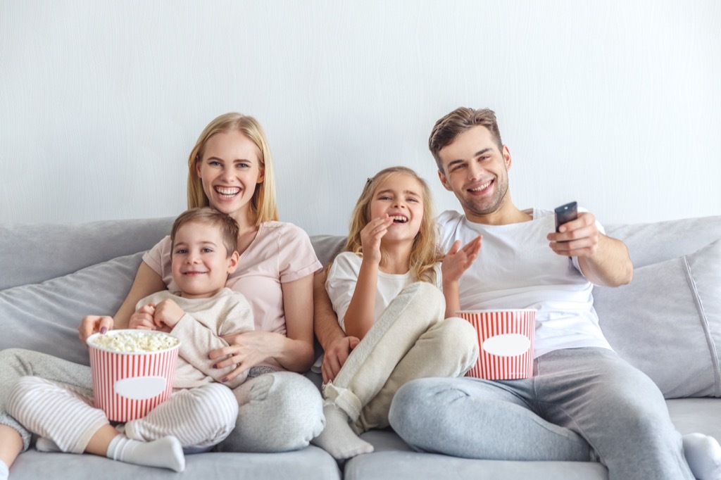 Family laughing together crazy health benefits of laughter