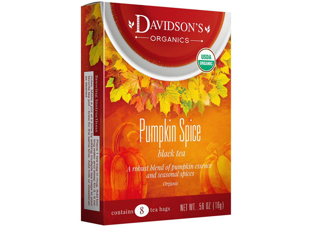 davidsons organics pumpkin spice black tea
