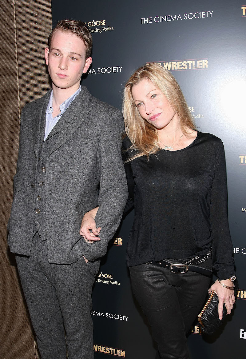 Kevin McEnroe and Tatum O'Neal at a screening of