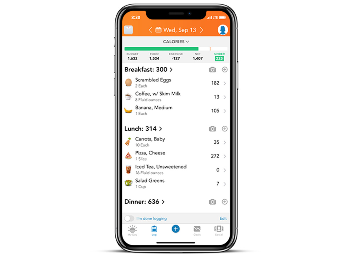 loseit app on iphone